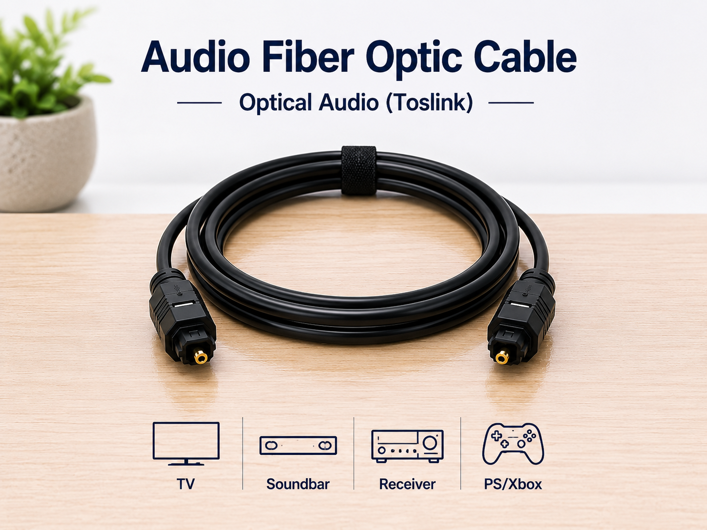 كيبل صوت بصري Optical Audio Cable