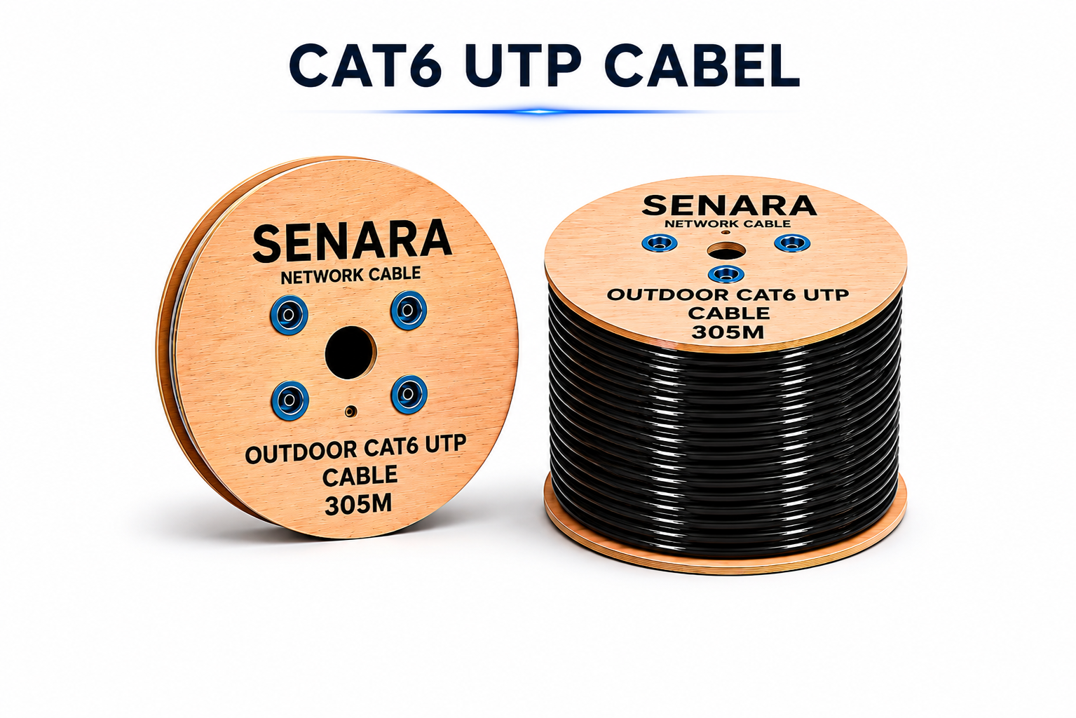 Senara - OUTDOOR CAT6 UTP CABLE – 305M