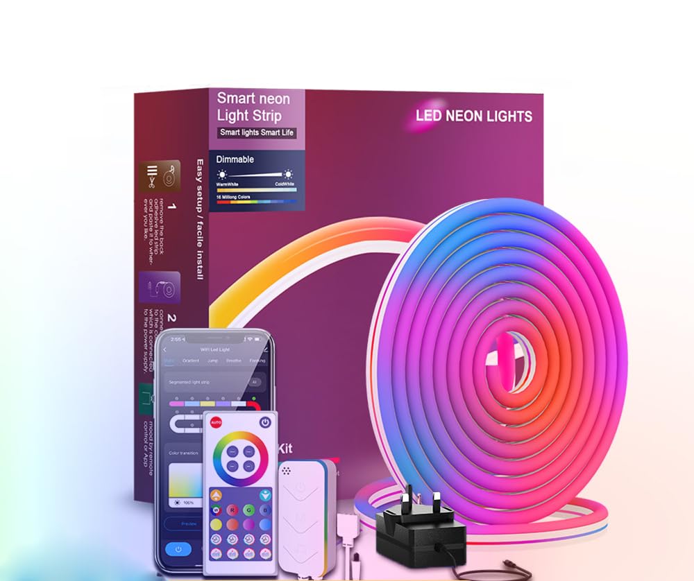 شريط إضاءة نيون ذكي (Smart Neon Light Strip)