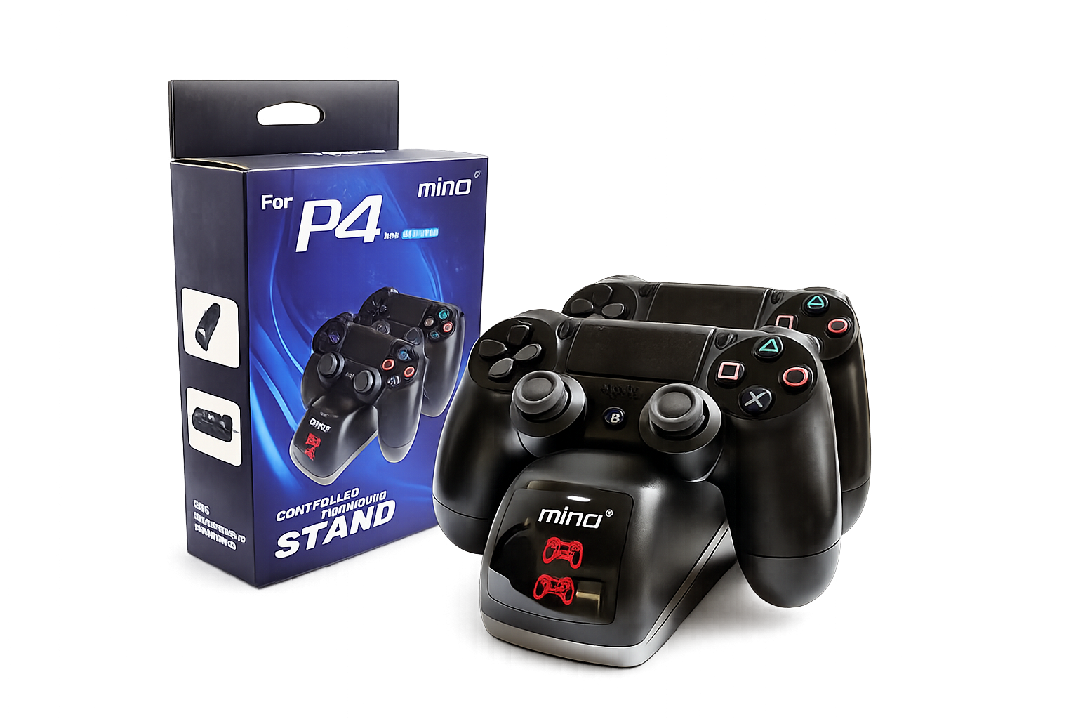 قاعدة شحن مزدوجة لاذرع تحكم PS4