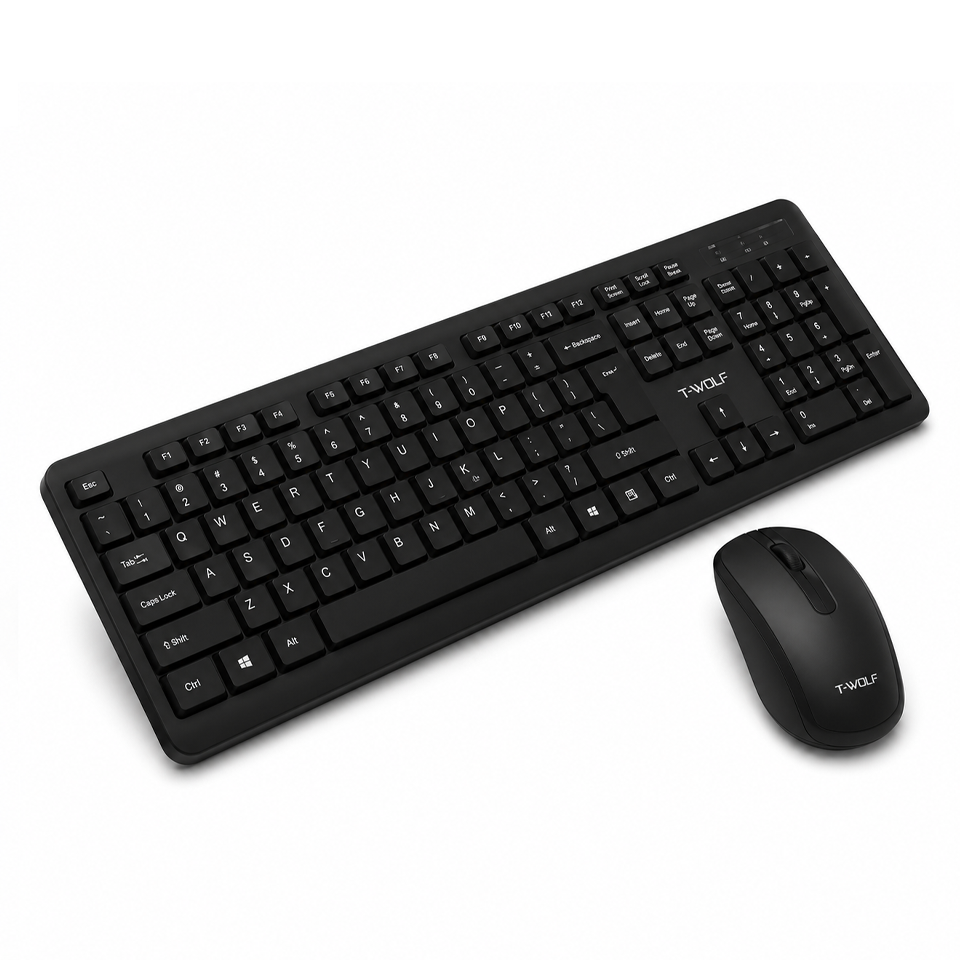 T-WOLF TF100 Wireless Keyboard & Mouse Set