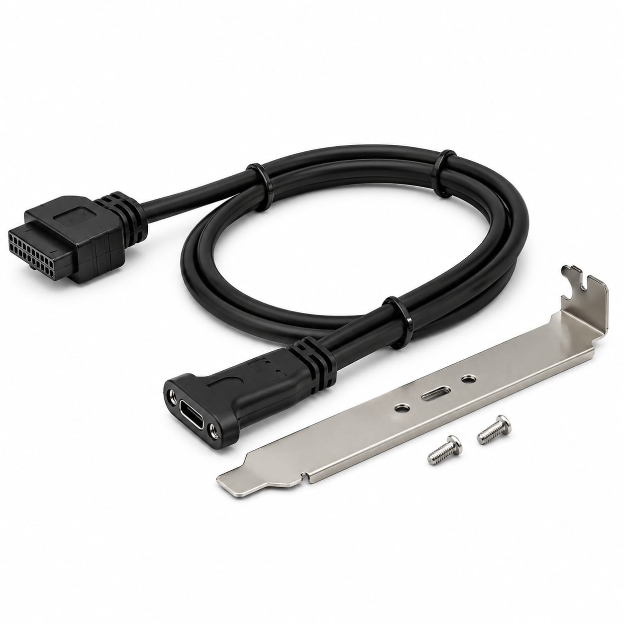 كابل تمديد USB 3.0 19 دبوس إلى USB C
