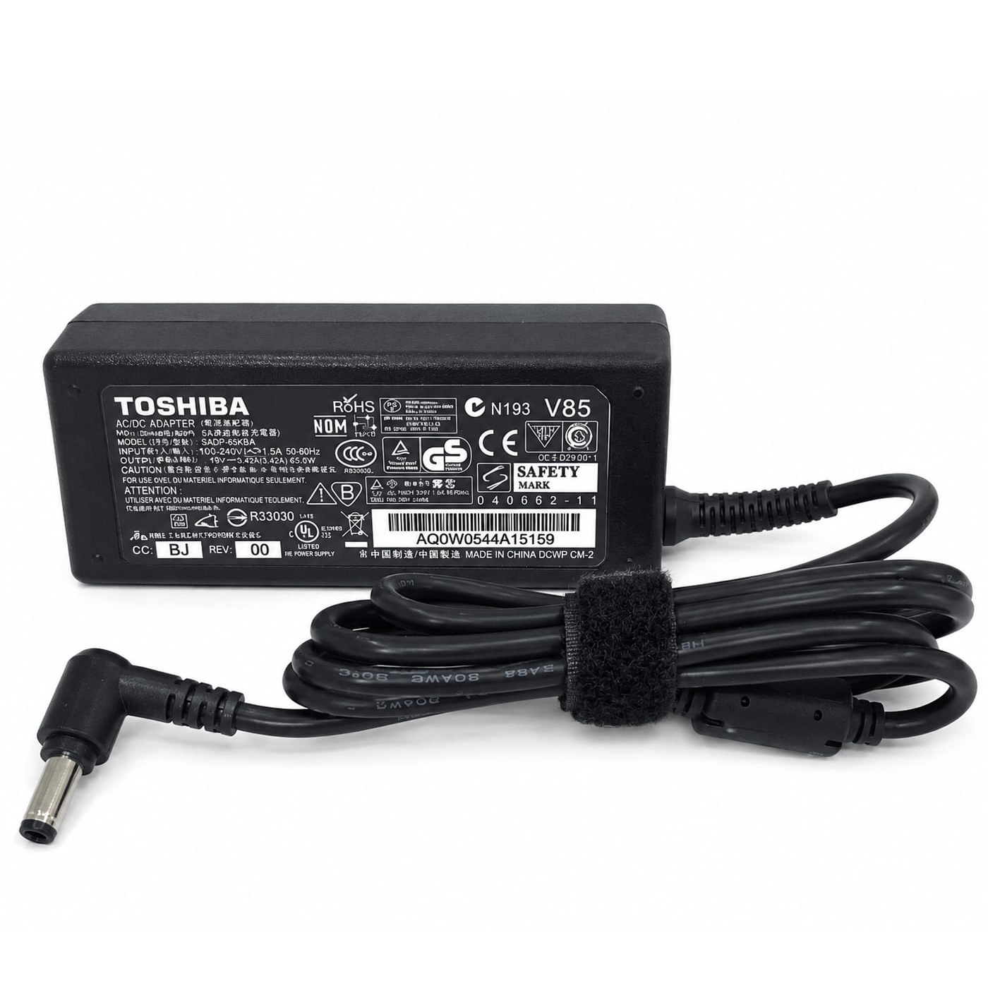 شاحن لابتوب Toshiba 65W (19V 3.42A)