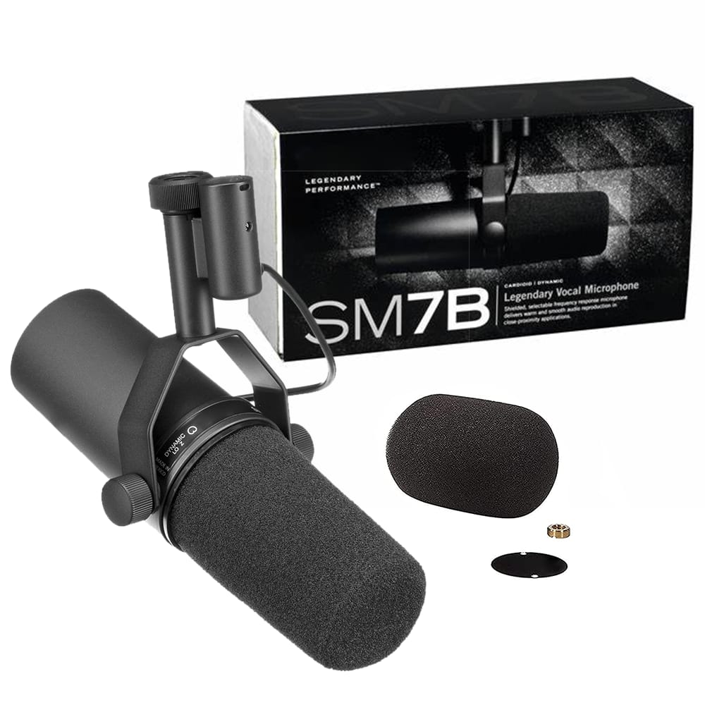 ميكروفون SM7B الديناميكي للبث والتسجيل