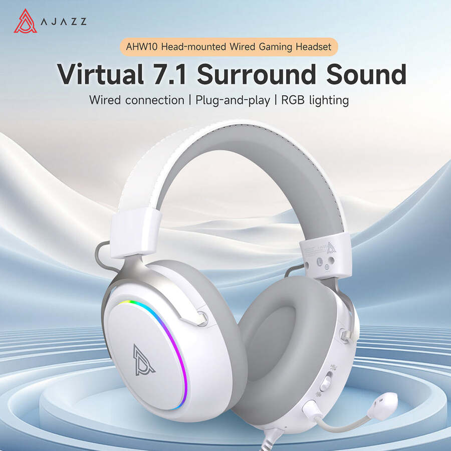 AJAZZZ AHW10 Over-Ear Wired Gaming Headset