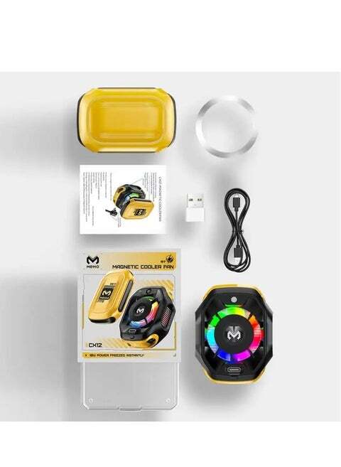 مبرد الهاتف المغناطيسي MEMO CX12 Magnetic Cooler Fan