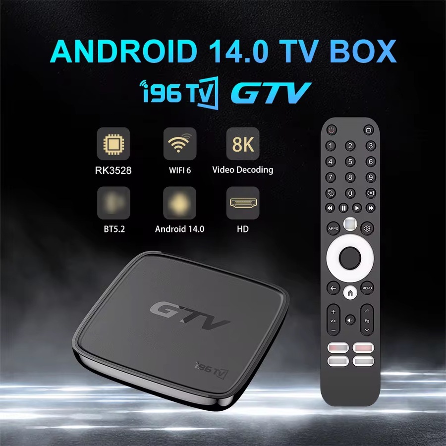i96 TV GTV Android 14 Smart TV Box