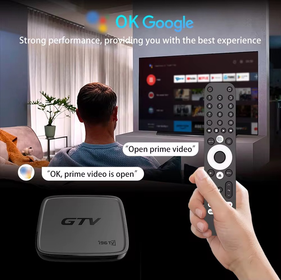 i96 TV GTV Android 14 Smart TV Box