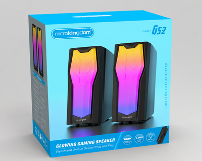 G52 RGB Gaming Speakers – سماعات ألعاب بإضاءة RGB