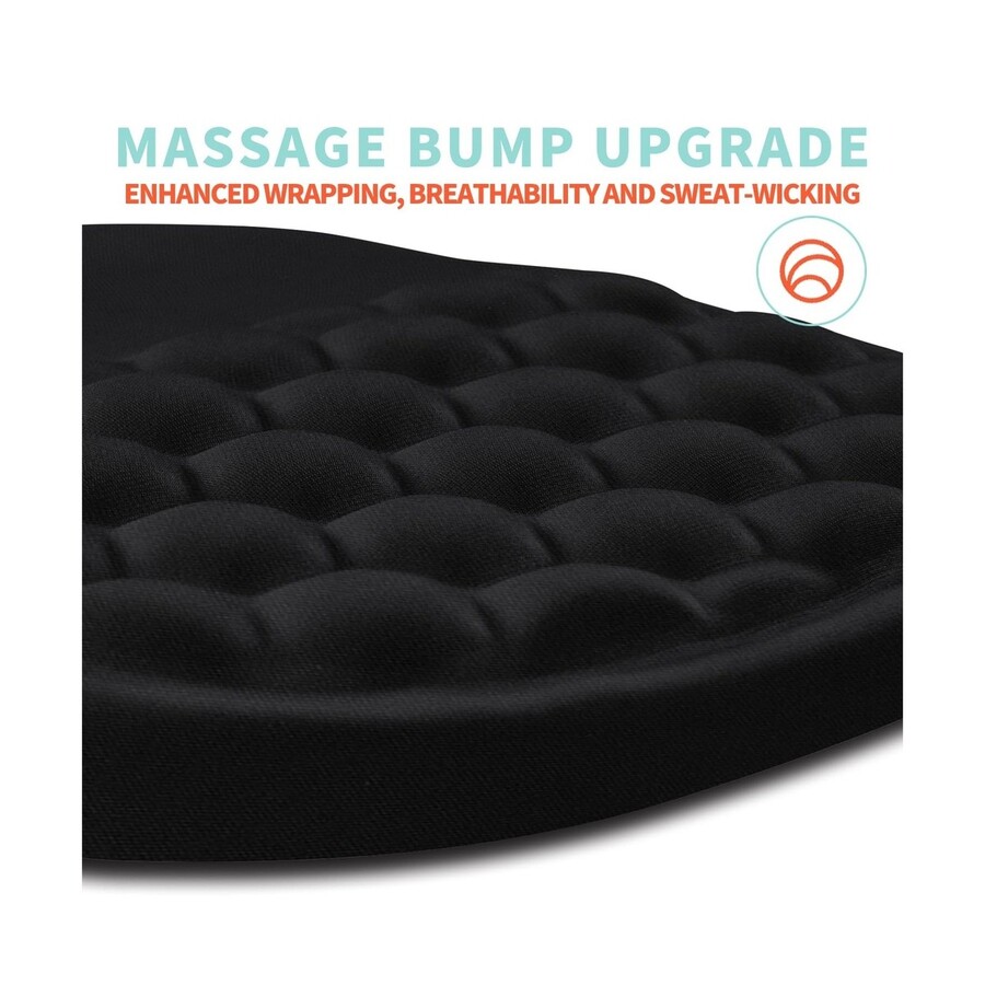 باد ماوس مريحة مع مسند معصم من الإسفنج الذكي Memory Foam وقاعدة مانعة للانزلاق
