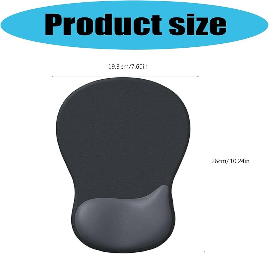 باد ماوس مريحة مع مسند معصم Memory Foam