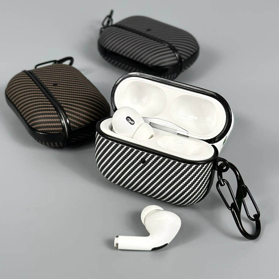 غلاف ألياف كربون متوافق مع AirPods Pro / Pro 2