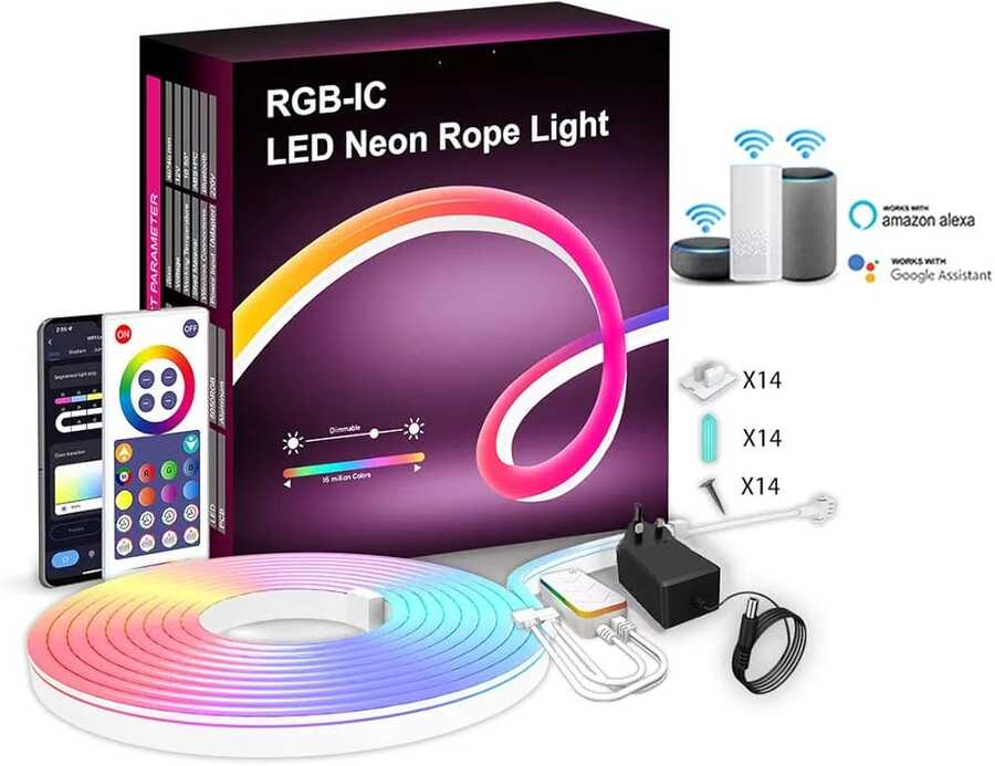 شريط إضاءة نيون ذكي (Smart Neon Light Strip)