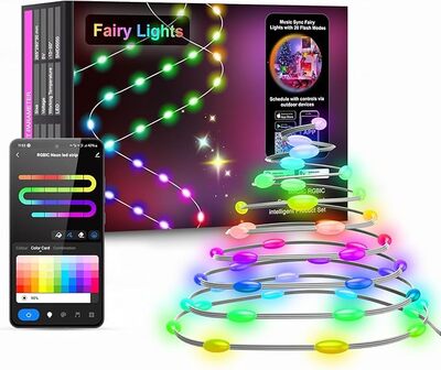 سلسلة أضواء كريسماس ذكية (Christmas String Lights)