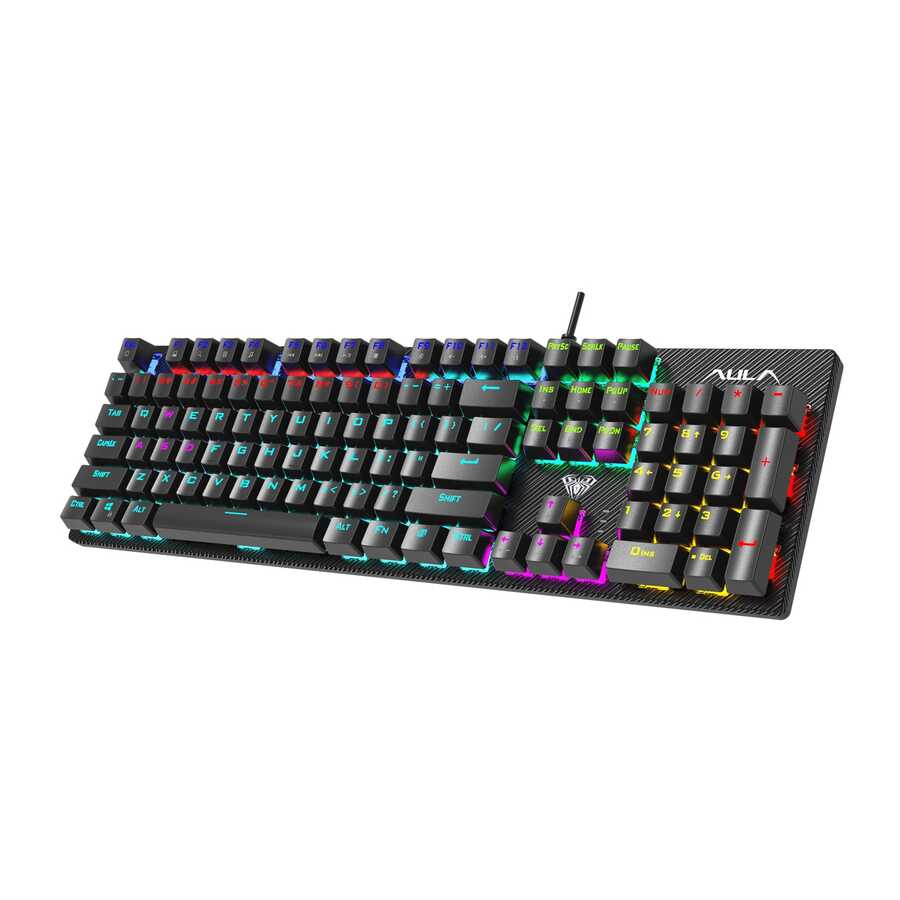 لوحة مفاتيح ألعاب ميكانيكية AULA S2022 RGB