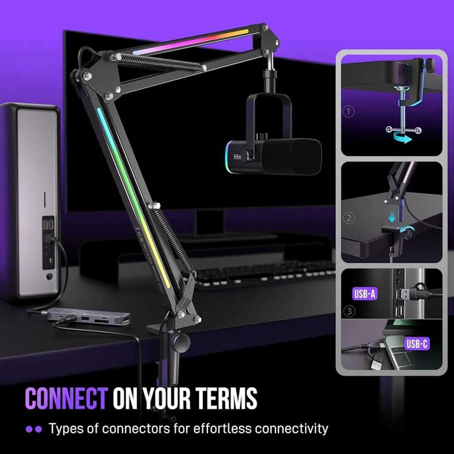 ستاند مايكروفون RGB