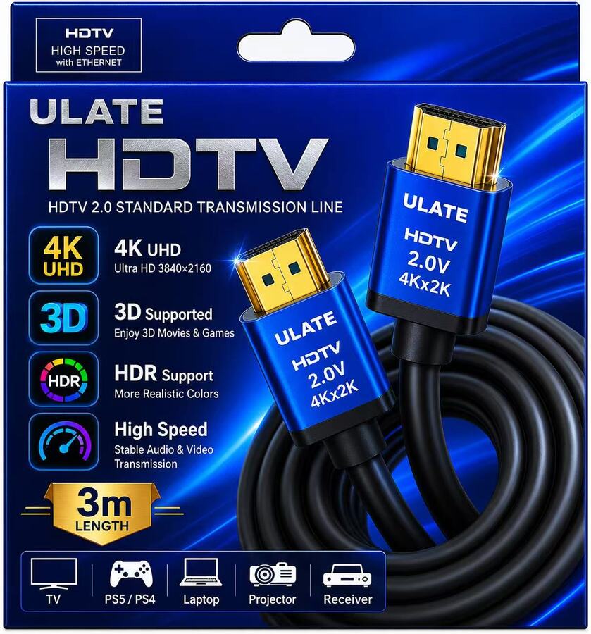 كابل شاشة HDMI 4k (3متر)