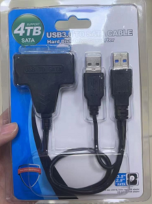 محول USB 3.0 إلى SATA لهاردات HDD وSSD مقاس 2.5 و3.5 بوصة