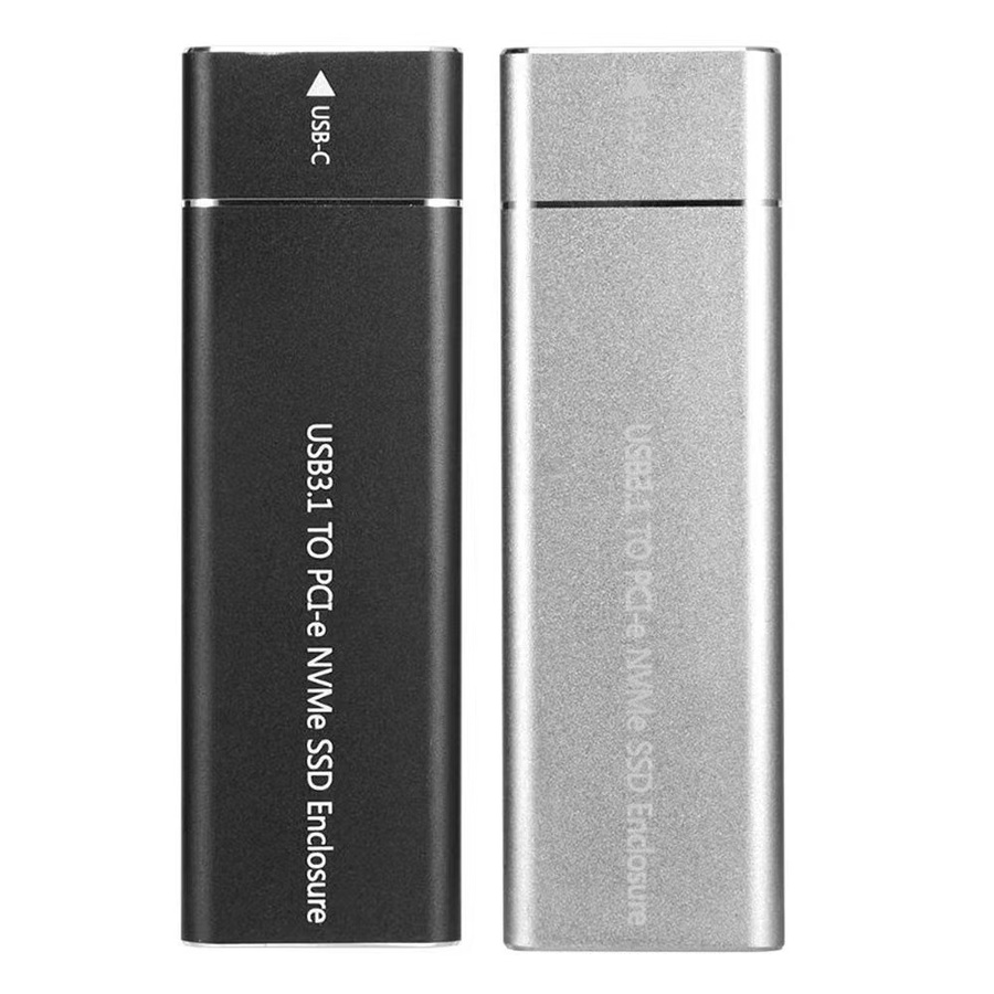 حاضنة SSD خارجية M.2 NVMe USB 3.1 Type-C عالية السرعة – هيكل ألمنيوم