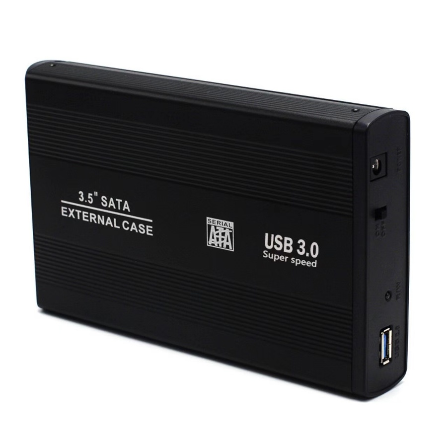علبة هاردسك خارجي 3.5 بوصة SATA USB 3.0 عالية السرعة