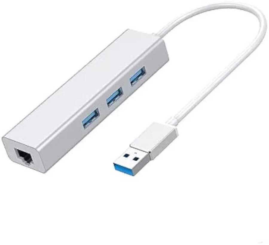 موزع USB متعدد الوظائف مع محول LAN