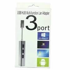 موزع USB متعدد الوظائف مع محول LAN