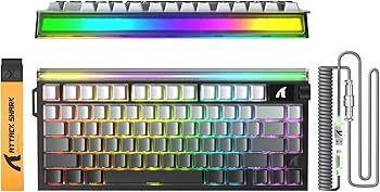 ATTACK SHARK R85 HE Rapid Trigger Keyboard Magnetic Switch with Custom Lightbox