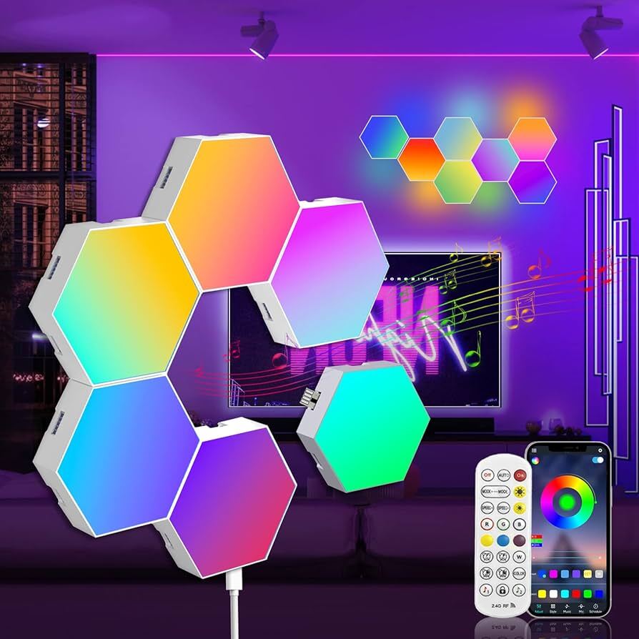 إضاءة الحائط السداسية الذكية (Smart Hexagon Wall Light