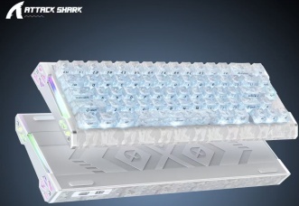 ATTACK SHARK R68 HE 60% Wired RGB Gaming Keyboard