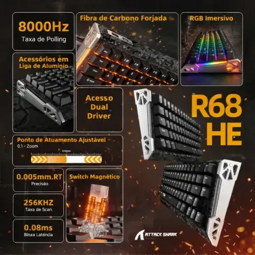 ATTACK SHARK R68 HE