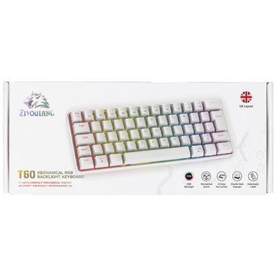 مفاتيح ألعاب ميكانيكية ZIYOULANG T60.