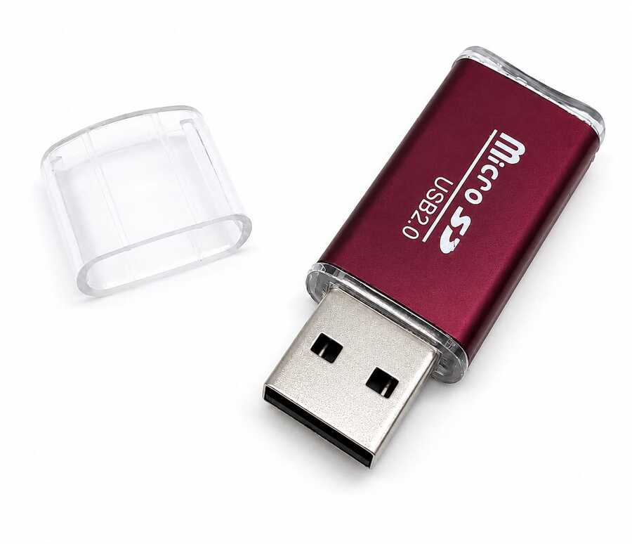 قارئ بطاقات ذاكرة Beetech Micro SD USB 2.0