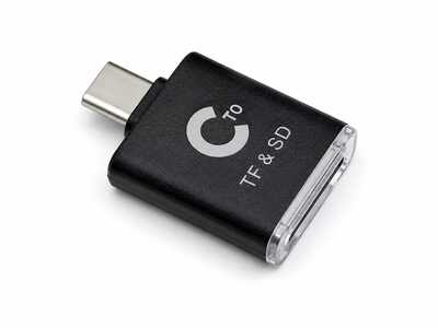 قارئ بطاقات Type-C إلى TF/SD