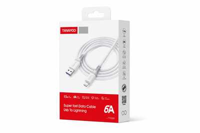 كابل Tranyoo USB إلى Lightning 6A T-X20I