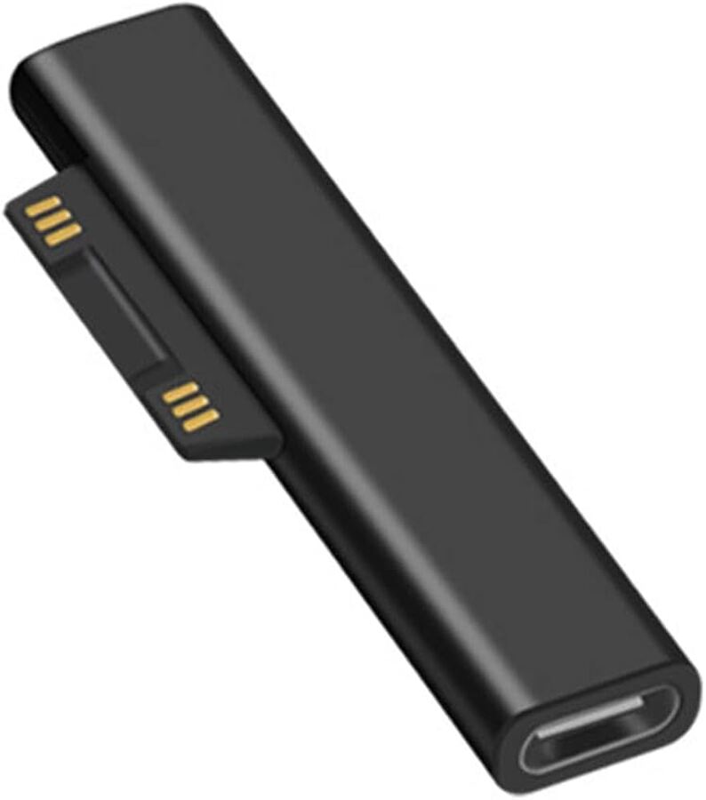 كابل سي سي محول شحن USB نوع سي انثى الى سيرفس برو 7 برو 6 برو 5 برو 4 برو اكس جو بوك بتيار مستمر 15 فولت