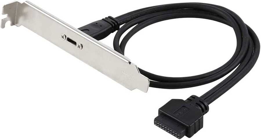 كابل تمديد USB 3.0 19 دبوس إلى USB C