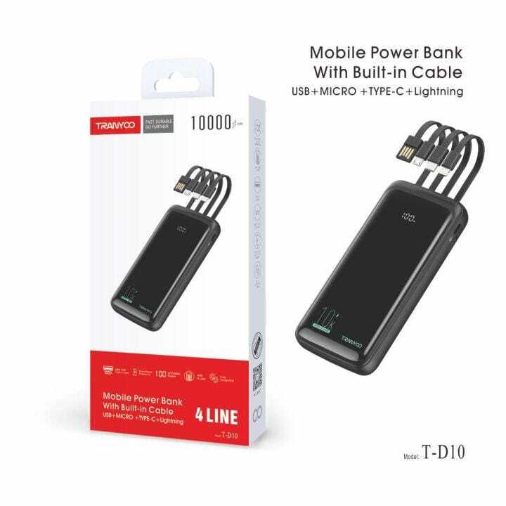 باور بانك Tranyoo T-D10 (10000mAh)