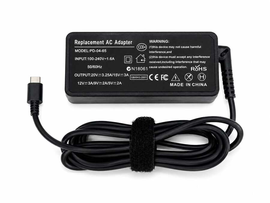 شاحن لابتوب Lenovo USB-C 65W