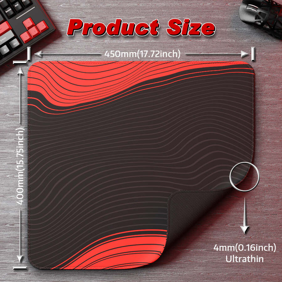 ATTACK SHARK CM02 eSport Gaming Mousepad (450x400x4 MM)