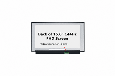 شاشة لابتوب 15.6 slim 40pin 144hz