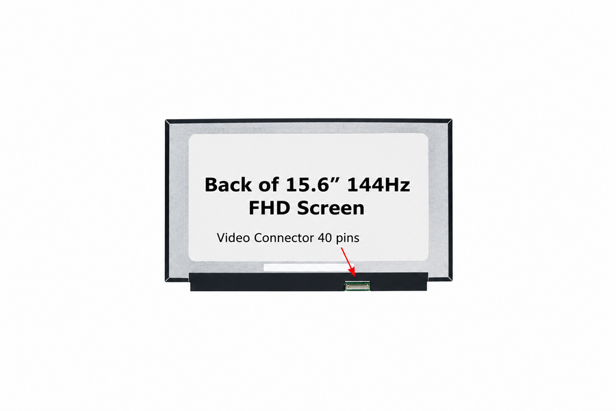 شاشة لابتوب 15.6 slim 40pin 144hz