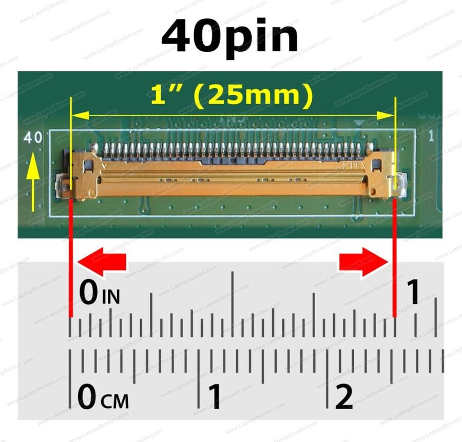 شاشة لابتوب 15.6 slim 40pin 144hz